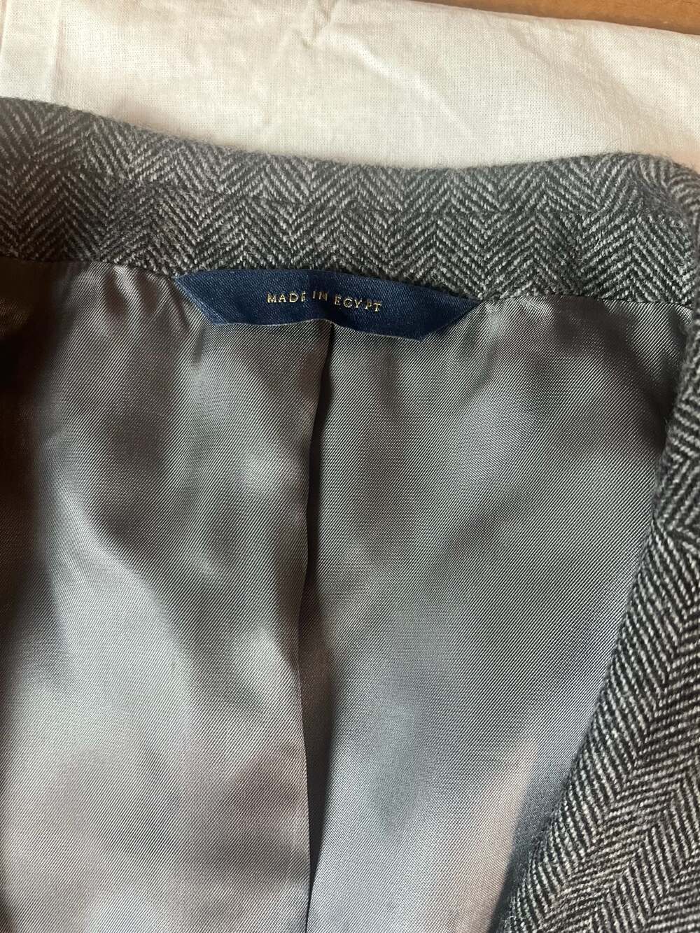 Brooks Brothers Classic Men's Gray Herringbone Sport Coat Blazer - Picture 2 of 12